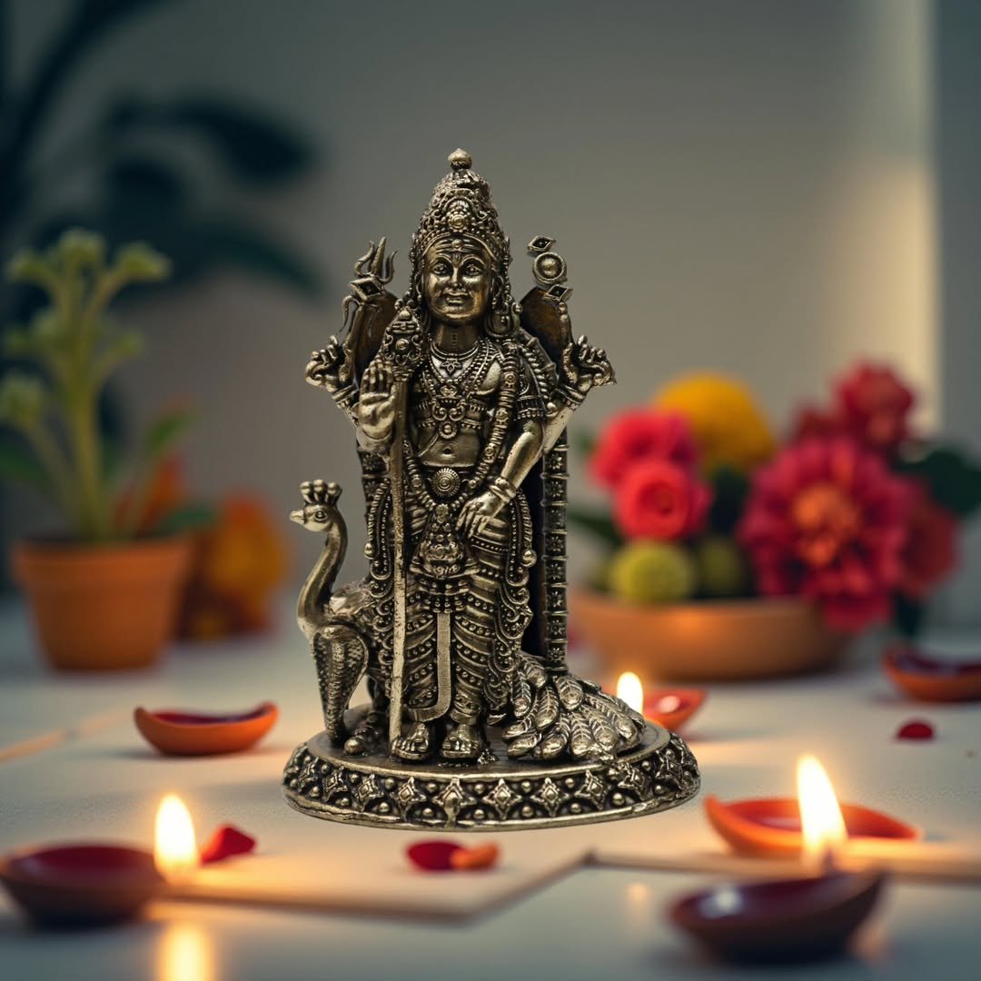 Premium Brass Murugan Idol